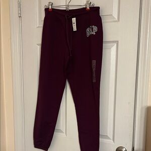 GAP Burgundy Joggers